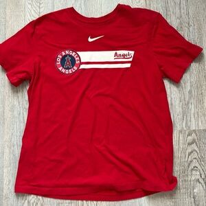 Nike Red Los Angeles Angels Men's T-Shirt